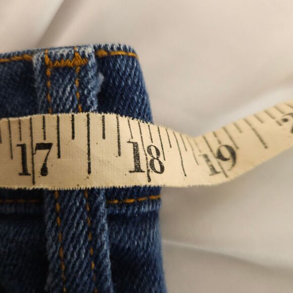 VTG USA Made Levi's Mens 38x31 (Actual 36x29) Stretch High Rise 90s Blue Jeans - Picture 6 of 8